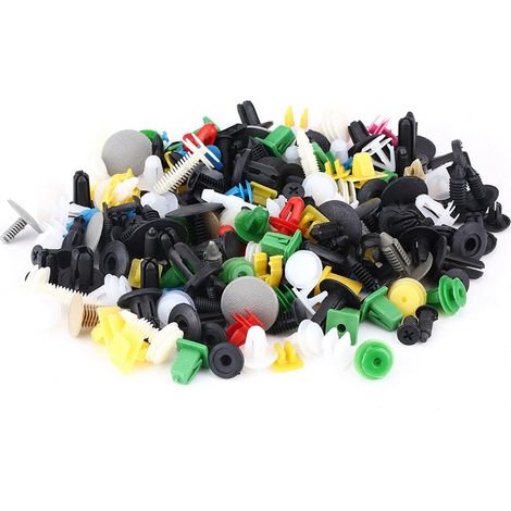 Kit de 1000 attaches plastique assorties pour garniture de portière, pare-chocs, rivets à pousser, fixations et retenues auto (1/5)