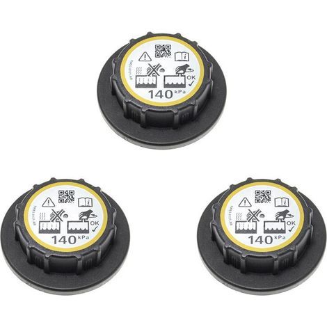 3X Bouchon de Vase D'Expansion de Liquide de Refroidissement Moteur Bouchon de Bouilloire de Refroidissement pour S-Type XF XF XE XJ XFR XFR