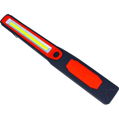 Lampada Torcia Led Officina Slim 13mm Cob 2W Portatile Alimentazione Con 4 Pile AA (1/3)