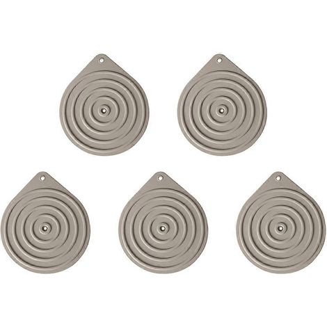 Lot de 5 chauffe-plats en silicone pour micro-ondes, tapis de cuisson antidérapants pour four et poêle. (1/5)
