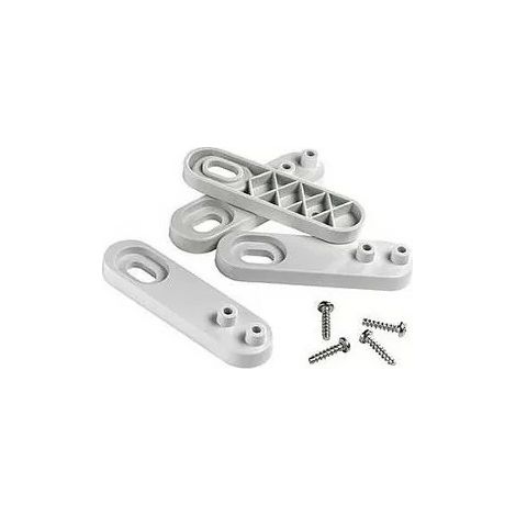 Merlin Gerin 13935 - 4 x Pattes de Fixation Murale - Kaedra - gris