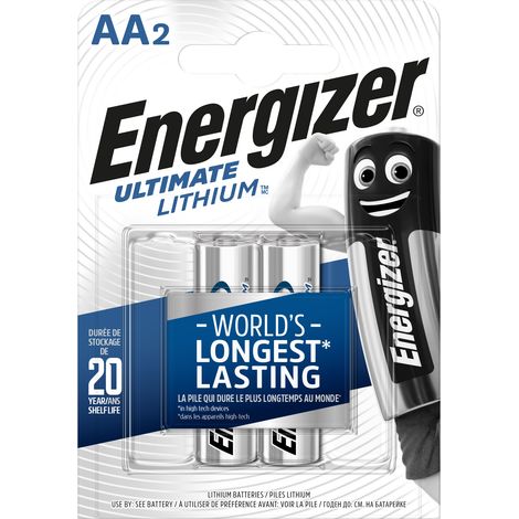 Energizer PILA AL LITIO ULTIMATE LITHIUM STILO 1,5V 2 PZ. 12.00 confezioni