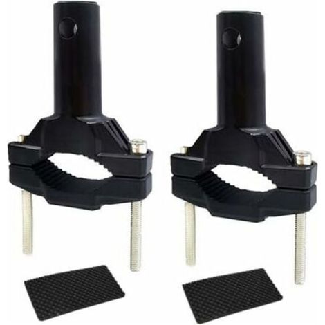 Lot de 2 supports de fixation pour phare de moto - 2,5 cm/3,8 cm - Réglables - Pour tube de 23 mm à 61 mm de diamètre (1/5)