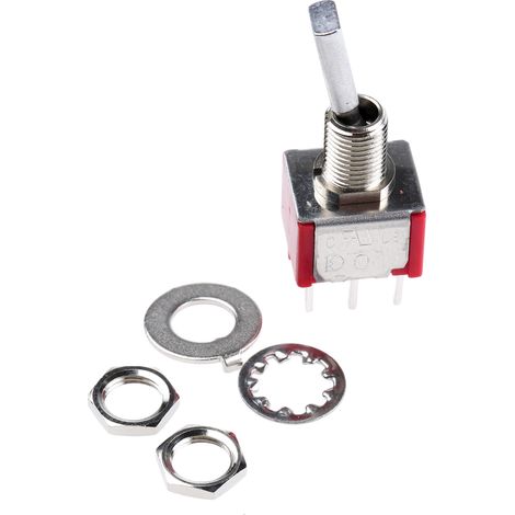 Interrupteur à levier RS PRO, On-On, 2RT, 5 A @ 250 V c.a. ( Prix pour 1 ) (1/2)