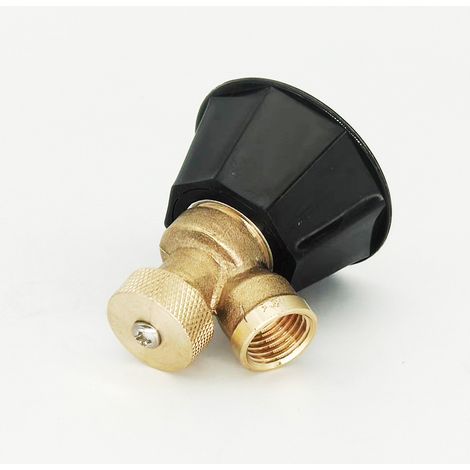 Buse d'atomisation réglable agricole avec noyau en cuivre-aluminium, pulvérisateur à buse cyclonique noire pour le jardinage, la pulvérisation des fruits et légumes. (1/4)