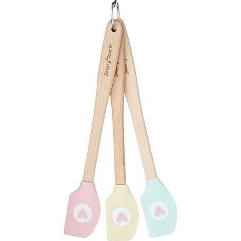 Sweetly Does It Three Piece Mini Spatula Set