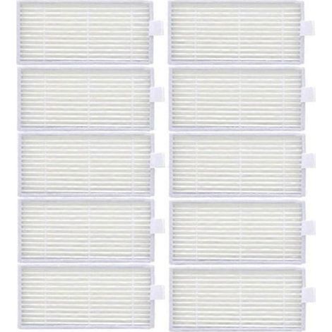 Lot de 10 filtres HEPA pour aspirateur robot iLife V5, V5S, V3, V3S, V5S, V50 Pro, V55 et X5 (pièces de rechange) (1/5)