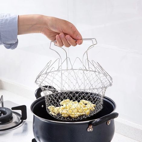 Pommes-Frites-Korb aus Edelstahl 304 – Küchenutensilien (1/5)