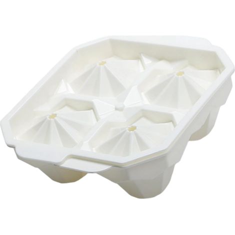 à glaçons créatif en forme de cristal avec couvercle pour boule whisky (1/4)