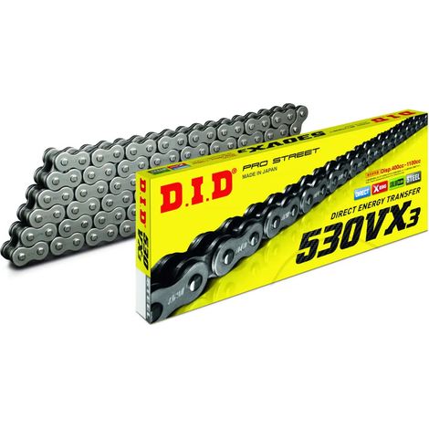 Catena di trasmissione aperta DID 530VX3/118 X-Ring con rivetto