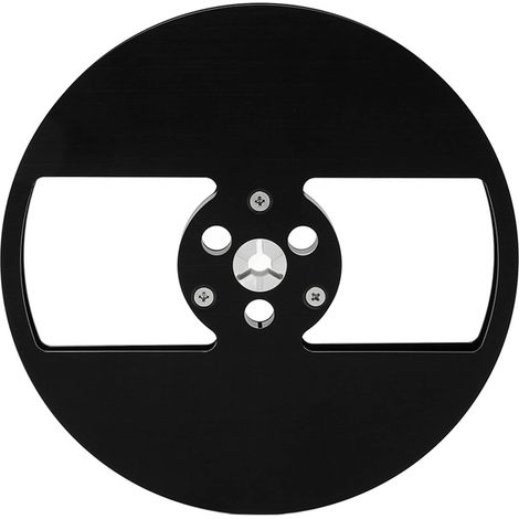 Bobine de Prise Universelle Vide 1/4 Pouce 7 Pouces en Alliage d'Aluminium 2 Trous pour Machine Nab TEAC Noir (1/5)