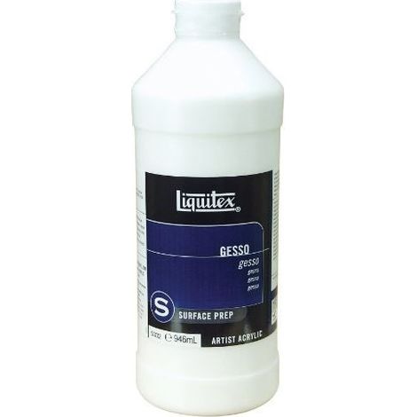 Additif préparateur de surface - LIQUITEX - Gesso Pot - 946 mL - Blanc - Mat - Opaque (1/3)