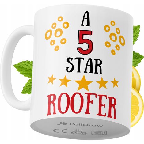 Mug humoristique pour couvreur, avec un texte amusant et un design graphique original. Idéal pour les anniversaires, les fêtes et les occasions spéciales. Mug premium pour la maison, le bureau et le t (1/5)