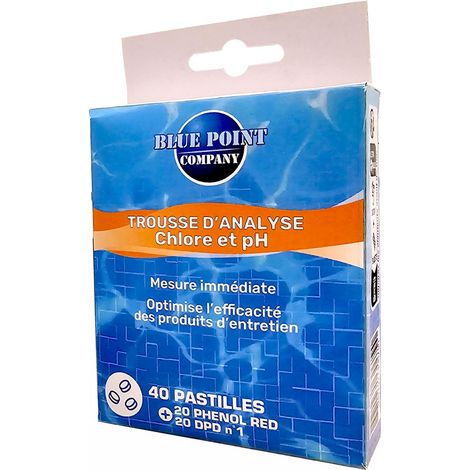 SANS MARQUE Trousse d'analyse de chlore pH, pastilles