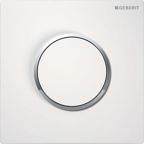 Geberit - Commande pneumatique pour urinoir, type 10, blanc / chrome 116.015.KJ.1 (1/4)