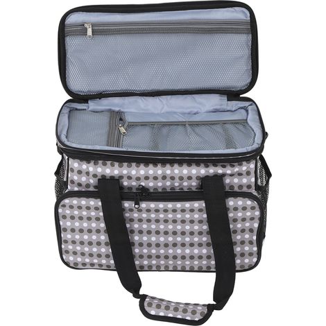 Sac de voyage pour animaux de compagnie respirant et résistant aux éclaboussures, portable, pour chats et chiens, avec 2 compartiments à nourriture, idéal pour la randonnée et le camping. (1/5)