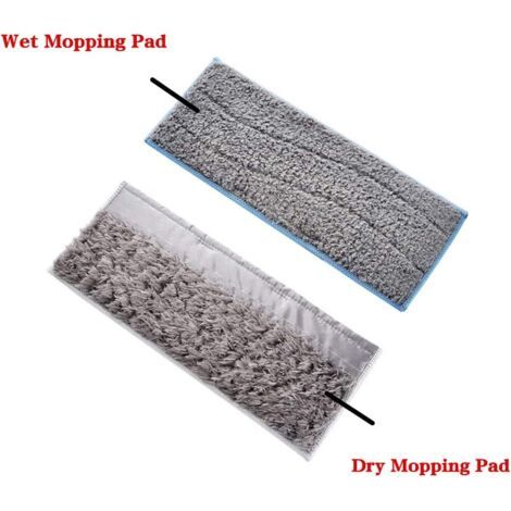 PA 4er-Pack waschbare und wiederverwendbare Reinigungspads für iRobot Braava Jet m6 (6110) (6012) (6112) (6113) Ultimate Robot Mop (2 Nasspads und 2 Trockenpads) (1/4)