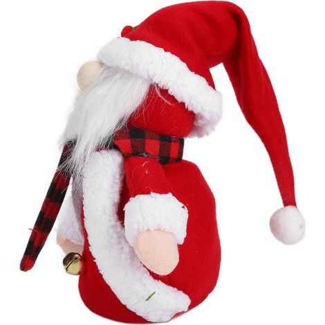Décoration de Noël Poupée Père Noël avec Capuche Jouet Innovant pour Maison Fête Ornement (1/5)