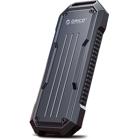 Bahía táctica reforzada para unidades SSD M.2 NVMe/SATA OXS2C3-G2 con USB-C - Gris (1/5)