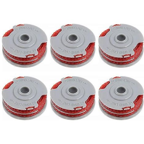 Filiyano-Lot de 6 bobines de rechange compatibles avec les bobines de fil de coupe pour tondeuses Flymo Contour 500XT / Power Trim 500XT, référence (1/5)