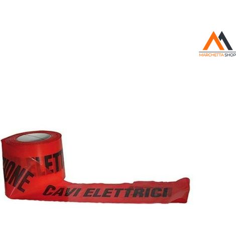 NASTRO SEGNALETICO per cavi elettrici - rosso