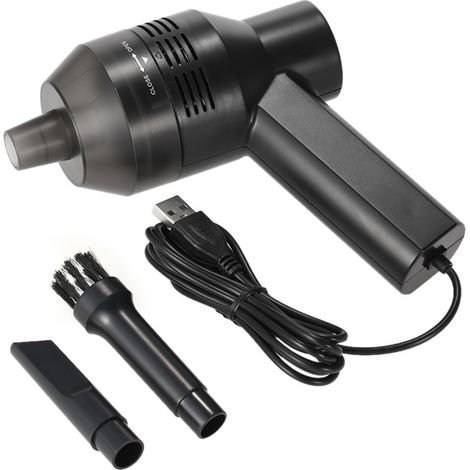 Mini aspiradora USB portátil para ordenadores, aspiradoras para pelo de mascotas, coches, portátiles, teclados, cámaras y teléfonos móviles. (1/5)