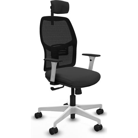 Silla de oficina piqueras y crespo Alfera blanco cómoda robusta (1/2)