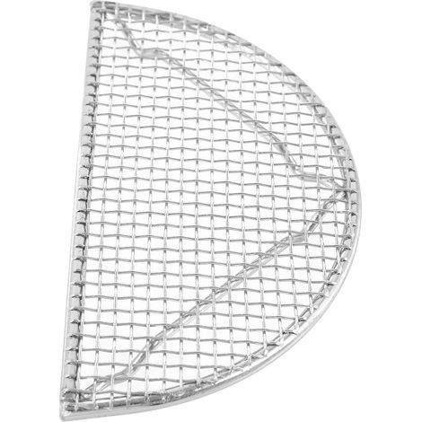 Einfache Grillmatte aus Edelstahl 304 für Camping und Grillabende zu Hause, Zubehör inklusive.