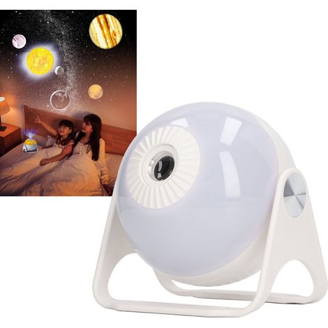 Projecteur LED haute définition, veilleuse ciel étoilé galaxie, veilleuse musicale Bluetooth, lampe d'ambiance USB (1/5)