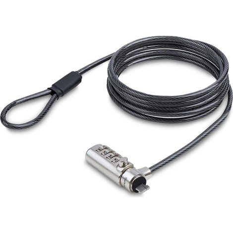 Cavo di sicurezza startech combinazione acciaio 1,5 m (1/3)