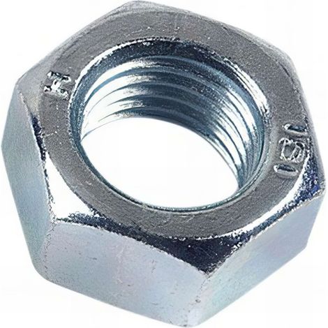 Ecrou hexagonal M10 mm HU Zingué - Boite de 100 pcs - Fixtout 01081002B (1/2)
