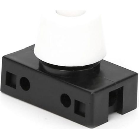 Bouton-Poussoir À Verrouillage - 12 V - Étanche IP67 - Pour Lampes De Lecture Et Éclairage Intérieur Véhicule - Lot De 5 (1/5)