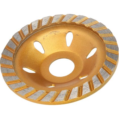 4" 100mm Diamantschleifscheibe, schalenförmig, Schleifscheibe für Stein, Beton und Granit, Werkzeug Nr. 2 (1/5)