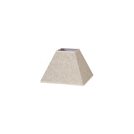 Paralume Piramide Tenorio E27 beige lino 17dx8dx13h