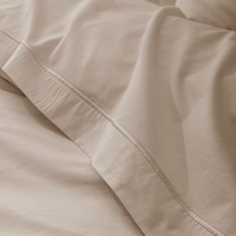 Drap plat percale de coton peigné "Julian" toutes dimensions Coton Pur - Julian Lin - - Julian Lin - 180 x 290 cm pour lit 1 place