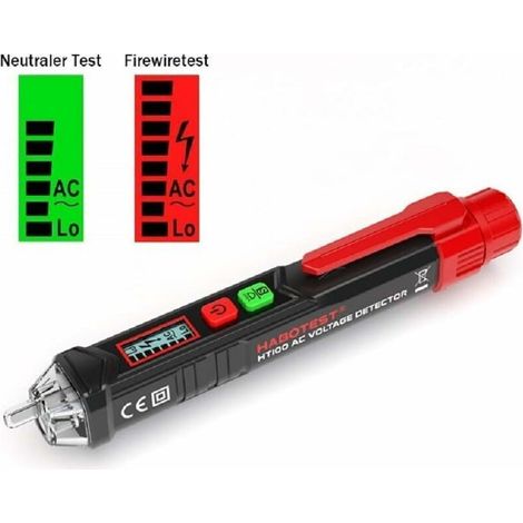 Non-contact voltage detector, adjustable sensitivity voltage tester 12V/48V-1000V (1/5)
