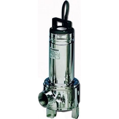 Pompa da drenaggio Lowara DOMO10 SG Monofase 0,75Kw sommersa per acque sporche nere svuotamento pozzi neri fogna con cavo elettrico e spina Girante Bicanale inox ad alta portata