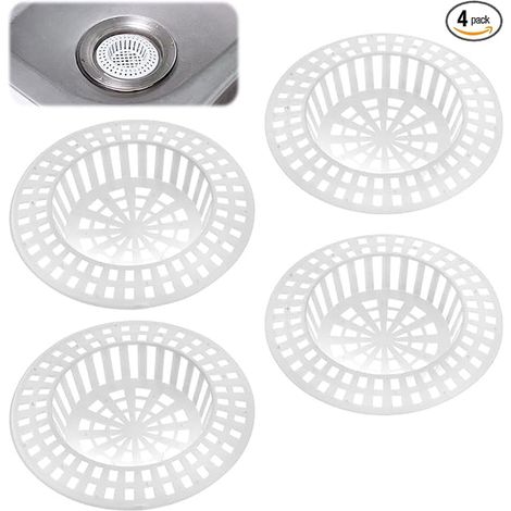 Tamis D'Evier/Filtres, Ø 7 Cm, Rond, Plastique, Blanc (1/5)