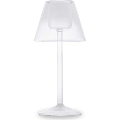 WD LifeStyle Portacandela Tealight Vetro Borosilicato H 22 Cm Trasparente (1/3)