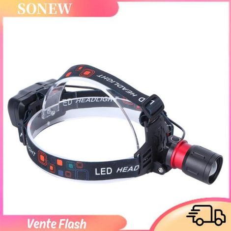Sonew Lampe frontale à LED Lampe Frontale LED, Chargement USB, Durée de Vie de 30 000 Heures, Lampe Frontale bricolage electrique (1/5)