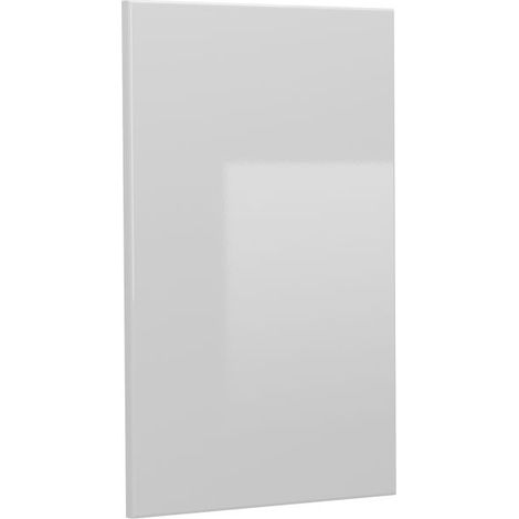 Façade de cuisine R-Line Blanc Haute Brillance 39,6 x 59 cm, façade de meuble pour meuble mural