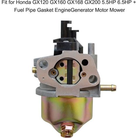 1 carburateur, pour moteurs Honda GX120 GX160 GX200, 5,5 à 6,5 ch, compatible générateur tondeuse et groupe électrogène (1/4)