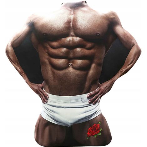 Anti-Stress-Kissen-Body-Torso, Herren-Junggesellinnenabschiedsgeschenk, 1:1 XXL 85 cm