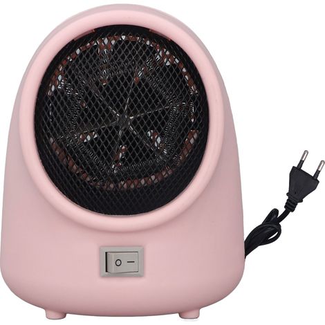 Mini radiateur 3S Chauffage rapide Protection contre la surchauffe Petit radiateur portable pour la maison, le dortoir, le bureau Sakura Pink Prise UE 220 V (1/5)