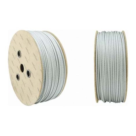 Cable de acero galvanizado de 1,6 mm (1x7) en bobina de 300 m