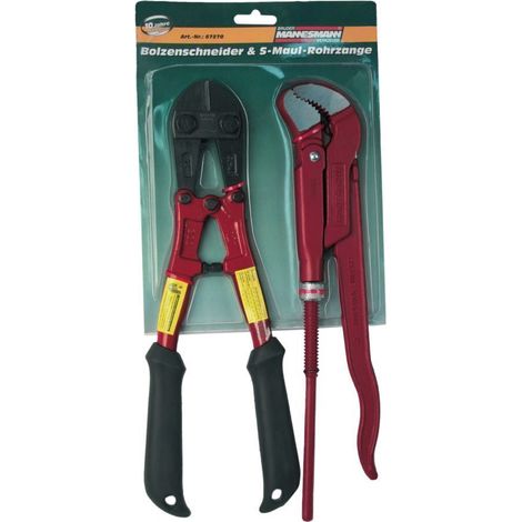 Lot Coupe-Boulon 300 MM Et Clé à Tube 1" - MANNESMANN - M67270