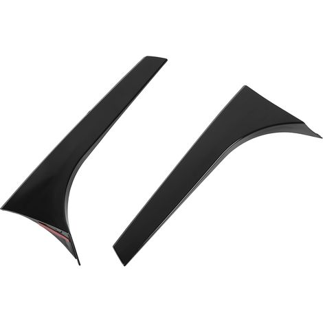 Une paire de spoilers latéraux de lunette arrière noir brillant pour Mercedes-Benz Classe B W246 B180 B200 (modèles 2012-2018). (1/5)