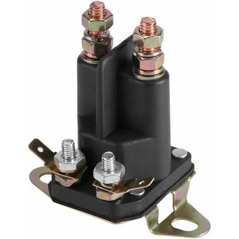 Solenoide di avviamento, interruttore magnetico per tosaerba da 12 V, parte universale del solenoide di avviamento utilizzata per gli accessori 109946 146154 1753539 AM138497 (33-334) (1/2)