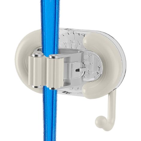 CCYKXA Suction cup broom holder, wall-mounted broom holder - Broom clip, storage holder, freestanding support for laundry room, home garden, garage (1/4)