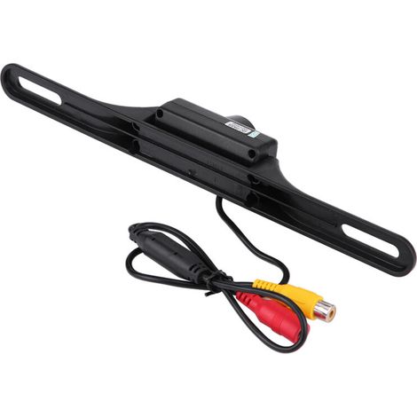 Jeffergarden Caméra de recul avec lecture de plaque d'immatriculation, caméra de recul ABS grand angle 140° pour une conduite plus sûre